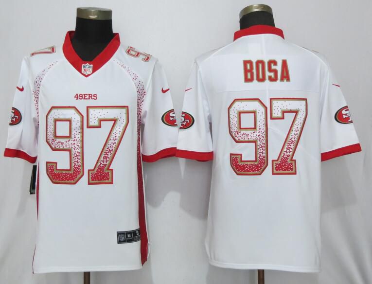 Men San Francisco 49ers #97 Bosa White Nike Vapor Untouchable Drift Fashion NFL Jerseys->san francisco 49ers->NFL Jersey
